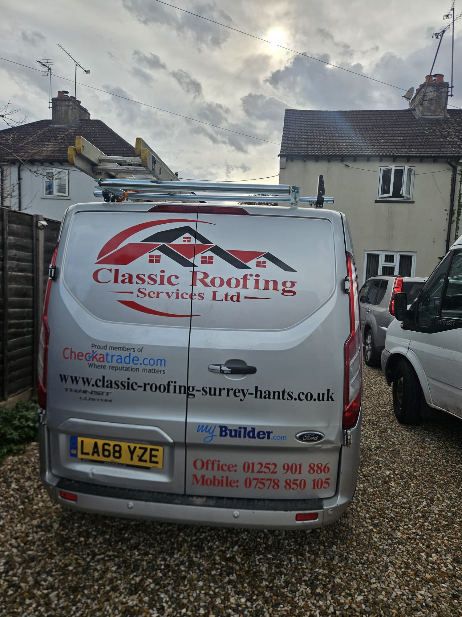 Classic Roofing Ltd work van